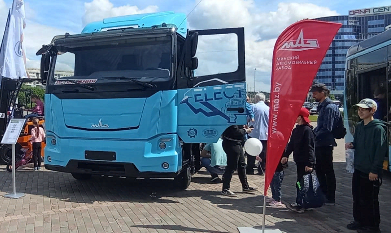 электрический грузовик МАЗ